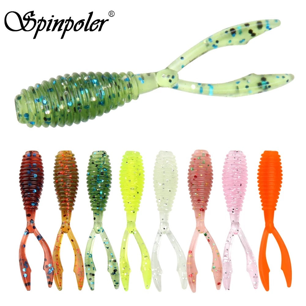SPINPOLER Double tail worm