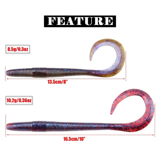 SPINPOLER Big squirm worm